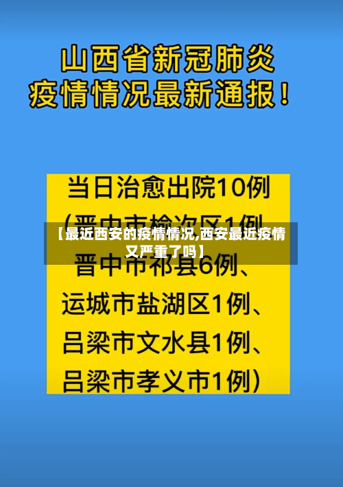 【最近西安的疫情情况,西安最近疫情又严重了吗】-第1张图片