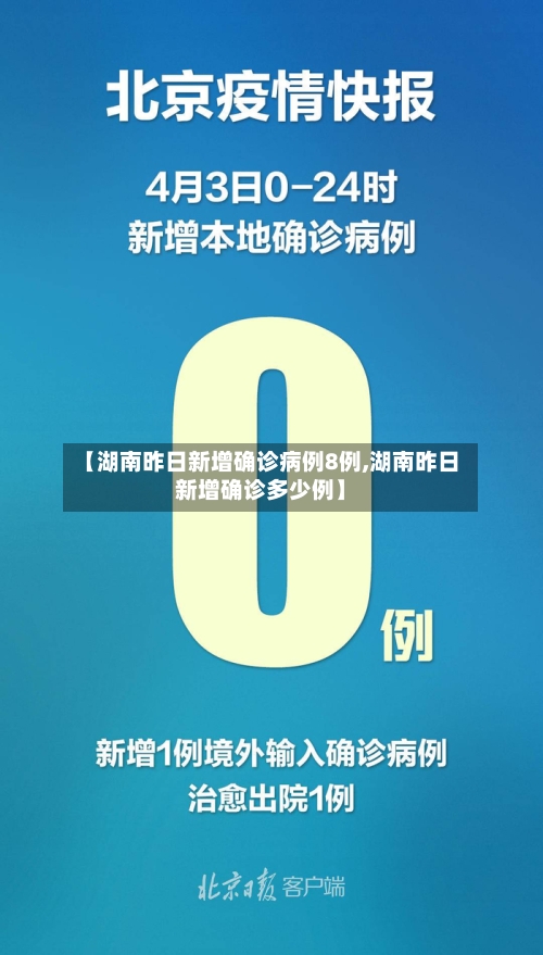 【湖南昨日新增确诊病例8例,湖南昨日新增确诊多少例】-第1张图片