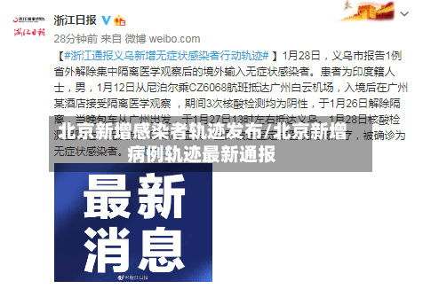 北京新增感染者轨迹发布/北京新增病例轨迹最新通报-第1张图片