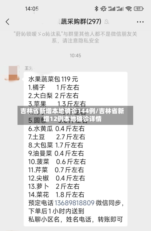 吉林省新增本地确诊144例/吉林省新增12例本地确诊详情