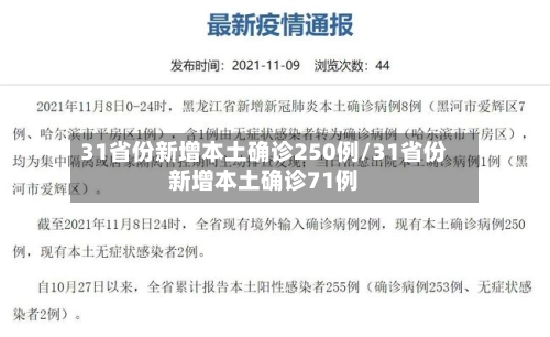 31省份新增本土确诊250例/31省份新增本土确诊71例