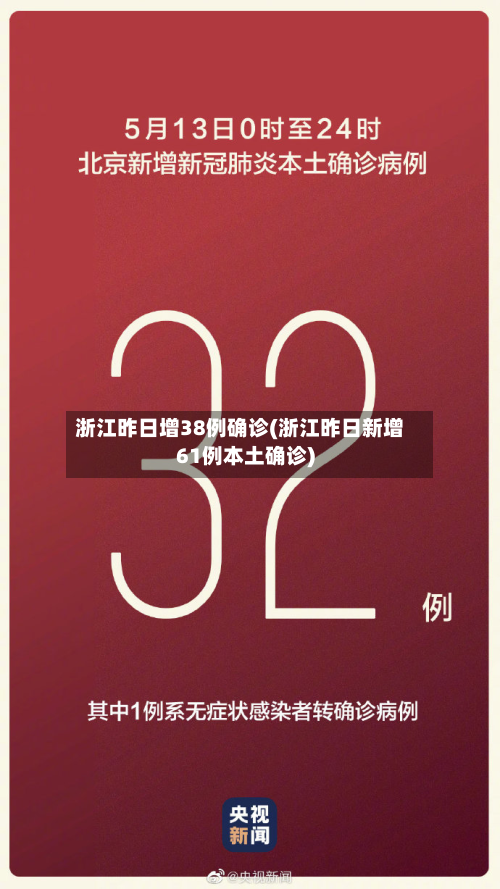 浙江昨日增38例确诊(浙江昨日新增61例本土确诊)