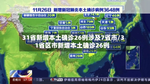 31省新增本土确诊26例涉及7省市/31省区市新增本土确诊26例-第1张图片