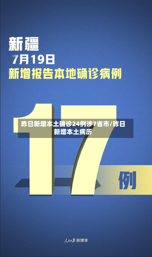 昨日新增本土确诊24例涉7省市/昨日新增本土病历
