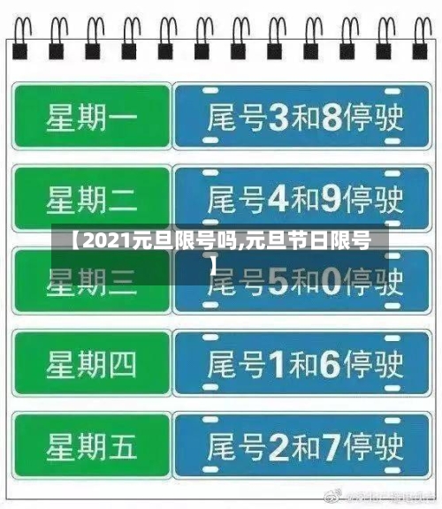 【2021元旦限号吗,元旦节日限号】