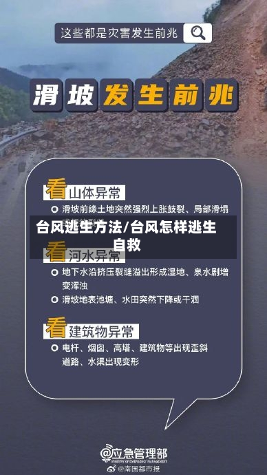 台风逃生方法/台风怎样逃生自救