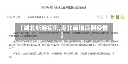【湖北新增病例,湖北新增病例疫情】-第1张图片