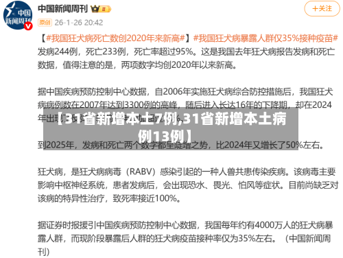 【31省新增本土7例,31省新增本土病例13例】-第1张图片
