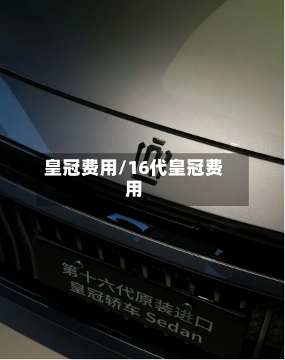 皇冠费用/16代皇冠费用