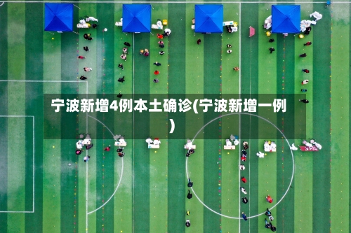宁波新增4例本土确诊(宁波新增一例)-第2张图片