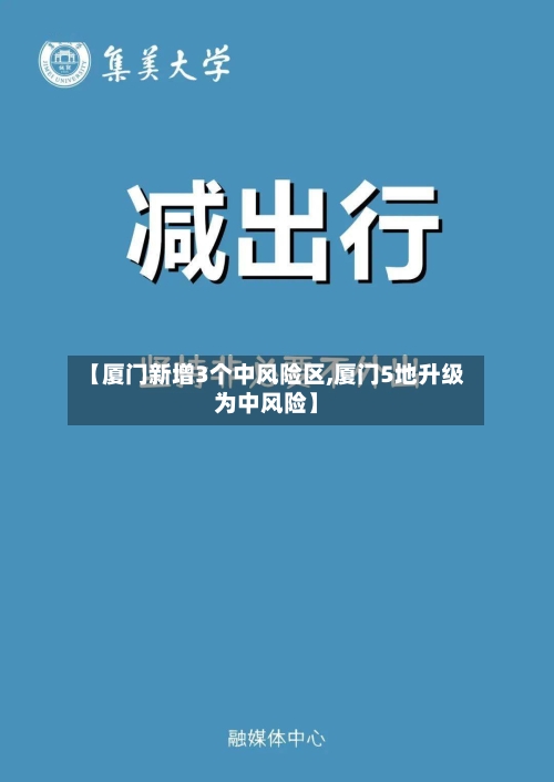 【厦门新增3个中风险区,厦门5地升级为中风险】-第3张图片