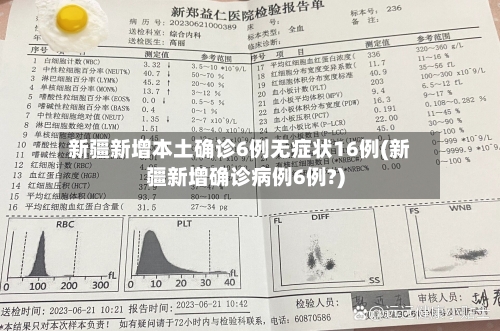 新疆新增本土确诊6例无症状16例(新疆新增确诊病例6例?)