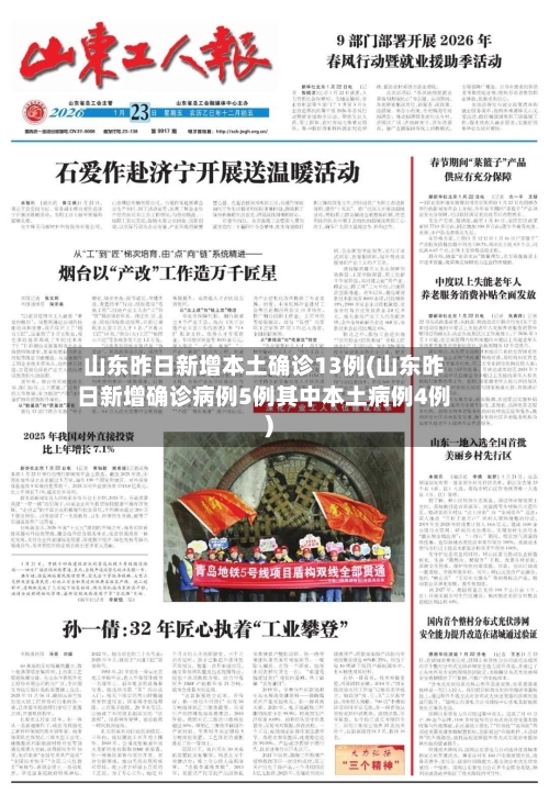 山东昨日新增本土确诊13例(山东昨日新增确诊病例5例其中本土病例4例)-第3张图片
