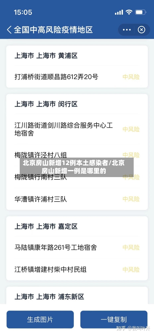 北京房山新增12例本土感染者/北京房山新增一例是哪里的