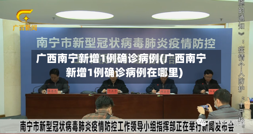 广西南宁新增1例确诊病例(广西南宁新增1例确诊病例在哪里)