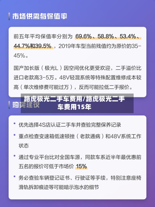 路虎极光二手车费用/路虎极光二手车费用15年-第2张图片