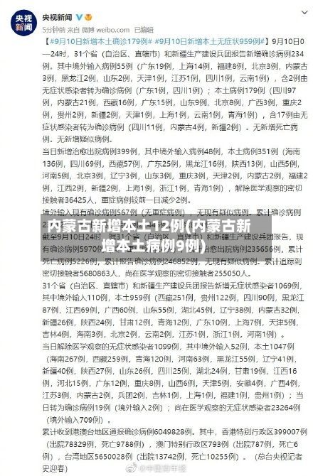 内蒙古新增本土12例(内蒙古新增本土病例9例)-第3张图片