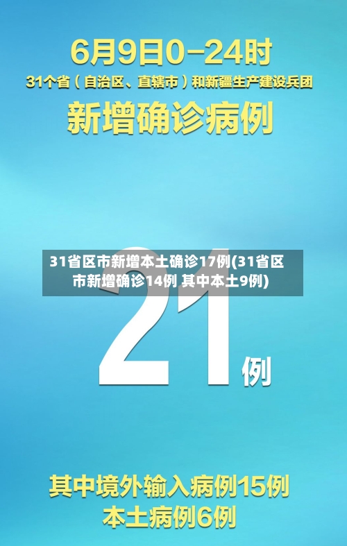 31省区市新增本土确诊17例(31省区市新增确诊14例 其中本土9例)