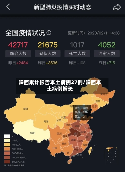 陕西累计报告本土病例27例/陕西本土病例增长