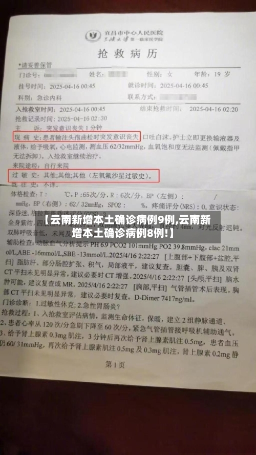 【云南新增本土确诊病例9例,云南新增本土确诊病例8例!】