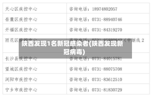 陕西发现1名新冠感染者(陕西发现新冠病毒)-第1张图片
