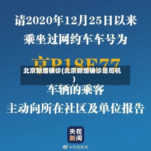 北京新增确诊(北京新增确诊是司机)-第1张图片