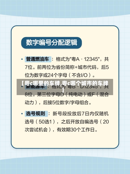 【粤c哪里的车牌,粤c哪个城市的车牌】