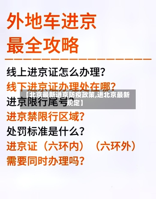 【北京最新进京防疫政策,进北京最新规定】-第1张图片