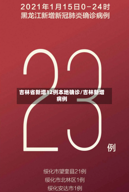 吉林省新增12例本地确诊/吉林新增病例-第2张图片
