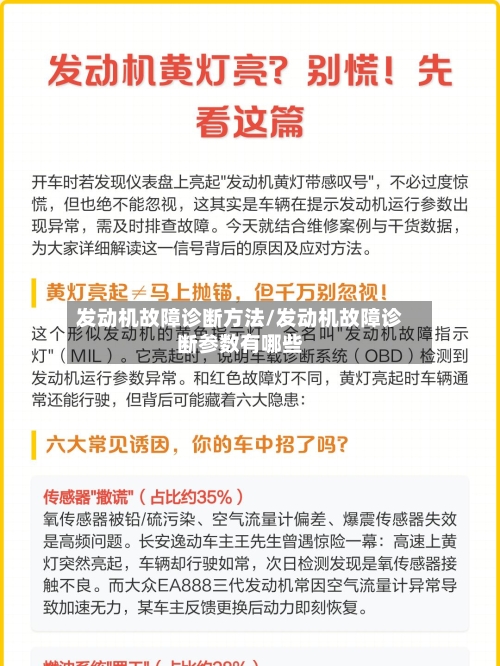 发动机故障诊断方法/发动机故障诊断参数有哪些-第2张图片