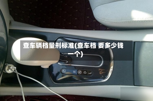 查车辆档量刑标准(查车档 要多少钱一个)-第2张图片