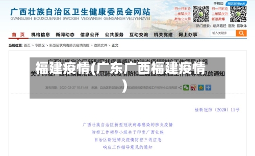 福建疫情(广东广西福建疫情)-第2张图片