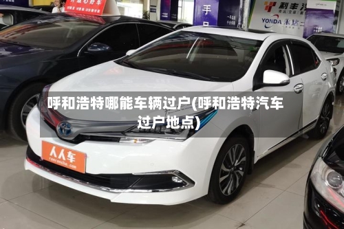 呼和浩特哪能车辆过户(呼和浩特汽车过户地点)