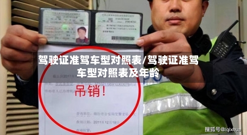 驾驶证准驾车型对照表/驾驶证准驾车型对照表及年龄