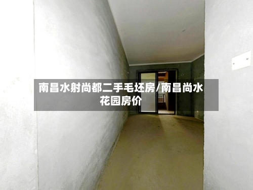 南昌水射尚都二手毛坯房/南昌尚水花园房价-第3张图片