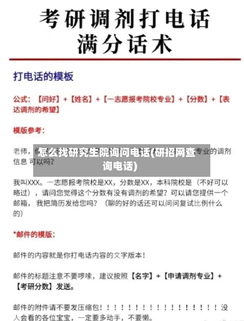 怎么找研究生院询问电话(研招网查询电话)-第1张图片