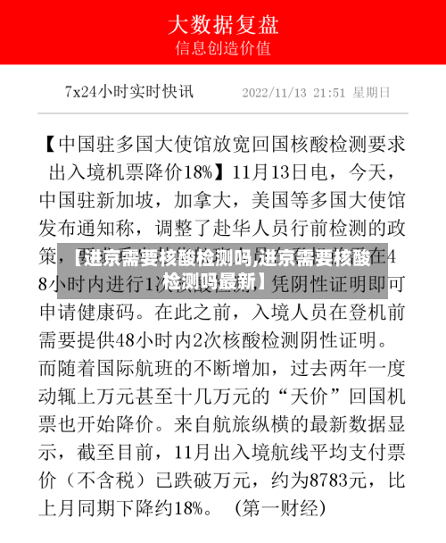 【进京需要核酸检测吗,进京需要核酸检测吗最新】-第2张图片