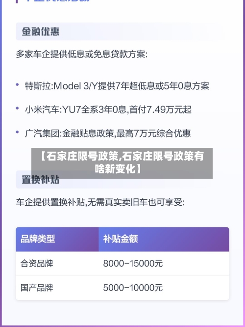 【石家庄限号政策,石家庄限号政策有啥新变化】-第3张图片