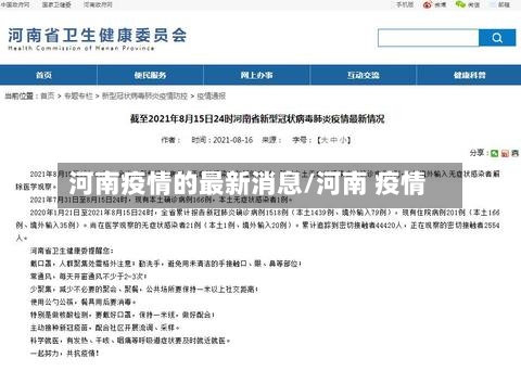 河南疫情的最新消息/河南 疫情-第2张图片