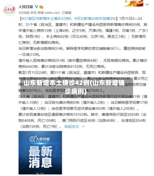 山东新增本土确诊42例(山东新增确诊病例)-第2张图片