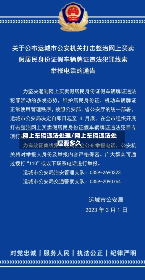 网上车辆违法处理/网上车辆违法处理要多久-第3张图片