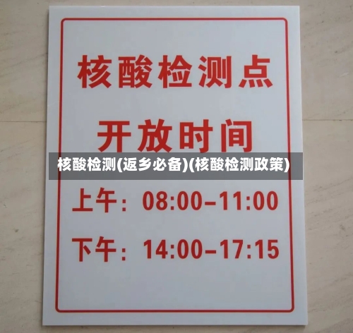 核酸检测(返乡必备)(核酸检测政策)