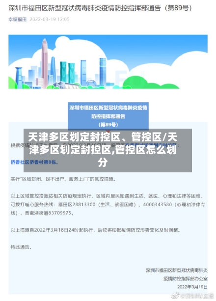 天津多区划定封控区、管控区/天津多区划定封控区,管控区怎么划分-第2张图片