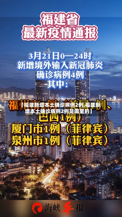 【福建新增本土确诊病例2例,福建新增本土确诊病例2例是哪里的】-第2张图片