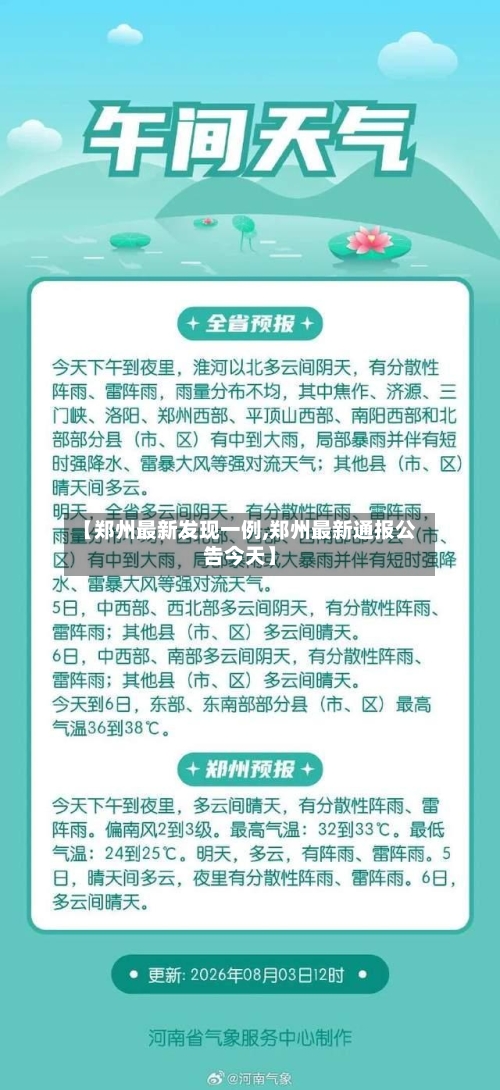 【郑州最新发现一例,郑州最新通报公告今天】-第3张图片